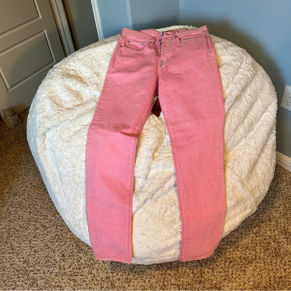 Edwin Pink Straight Leg Denim Women's Jeans - 26